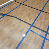 Vinilinės Tarkett Omnisport dangos remontas