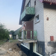 Betoninių lauko laiptų liejimas