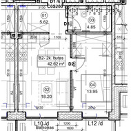 Ieškomas interjero dizaineris 2 k. buto pilnam įrengimo projektui (42 m²)