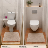 Seno pastatyto WC pakeitimas nauju iš sienos