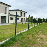 Skardinės tvoros (rombas) montavimo darbai