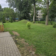 Reikia įrengti trinkelių pagrindą lauko kupolui, kurio skersmuo 5,6 m.