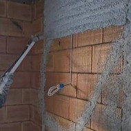 Sienų tinkavimas cementiniu, kalkiniu tinku