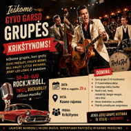 Ieškome gyvo garso rock’n’roll grupės krikštynoms\! 🎸🎙️