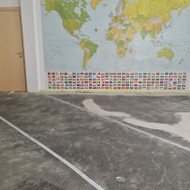 Reikalinga istiesti linoleuma 42 kvadratai