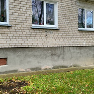 Rūsio langelių aptaisymas + pakeitus duris vidinių durų aptaisymas pakeitus