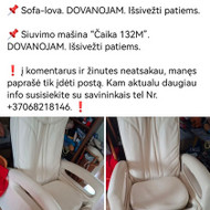 Pervešti masažini fotelį iš Radviliškio į Kauną