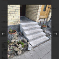 Reikia ištaisyti laiptų broką ir uždėti turėklą