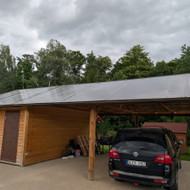 4 kW saulės panelių komplektas ir montavimas ant stoginės