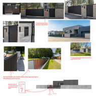 Betoninė tvora + metalai
