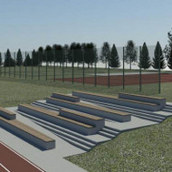 Betonavimo darbai amfiteatro įrengimui Babtų mstl.