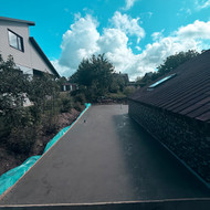 Reikalinga garažo plokscio stogo viršutinė danga ant betoninio paviršiaus