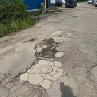 Duobių, asfalto remontas