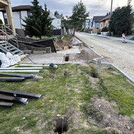 Rombo tvoros , stulpu , vartu montavimas