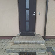 Lauko laiptų turėklas