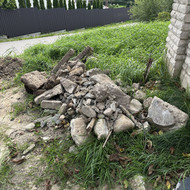 Betono grūzo išvežimas