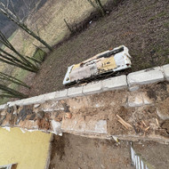 Pastatui 9x7m, mūro plotis 50cm reikia išlieti monolitinį žiedą