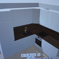 Leskau virtuves montuotojo(baldai is IKEA) Kauno raj. Giraite