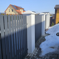 Išbetonuoti ir pamüryti kolonas