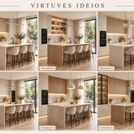Virtuvės baldų projektavimas ir gamyba – 43,56 m² virtuvės/svetainės erdvė