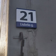 Gatvės ir namo numerio lentelės