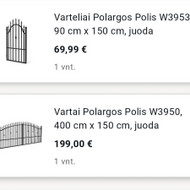 Vartų montavimas