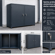 IEŠKOME, KAS PAGAMINTŲ LAUKO SPINTĄ PREKIŲ ATSIĖMIMUI