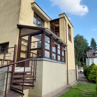 Terasų stiklinimas, žiemos sodai