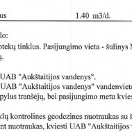 Nuotekų pajungimas prie miesto tinklų kai šulinėliai yra.
