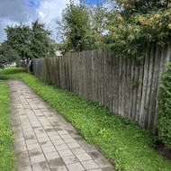 Stulpu betonavimas, segmentines tvoros montavimas