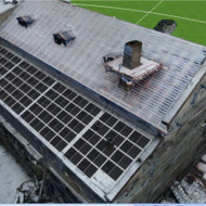 Dronas. Objektų apskraidymui. Saulės elektrinės