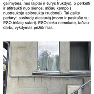 Reikia perkelti dujų skaitliuką į kitą vietą