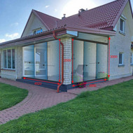 Terasų stiklinimas
