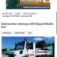 Parvežti sunkvežimį unimog 1250 iš Prancūzijos