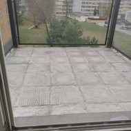 Terasos grindų įrengimas balkone - 4kv.m.